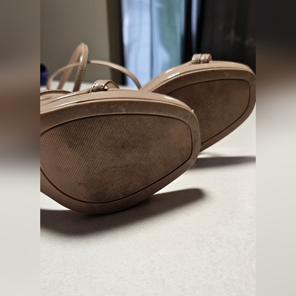 Chinese Laundry Nude Strappy Heels Size 10 - Picture 10 of 11